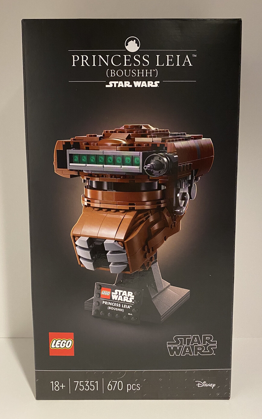 Princess Leia (boushh) Helmet Star Wars 75351 LEGO eBay