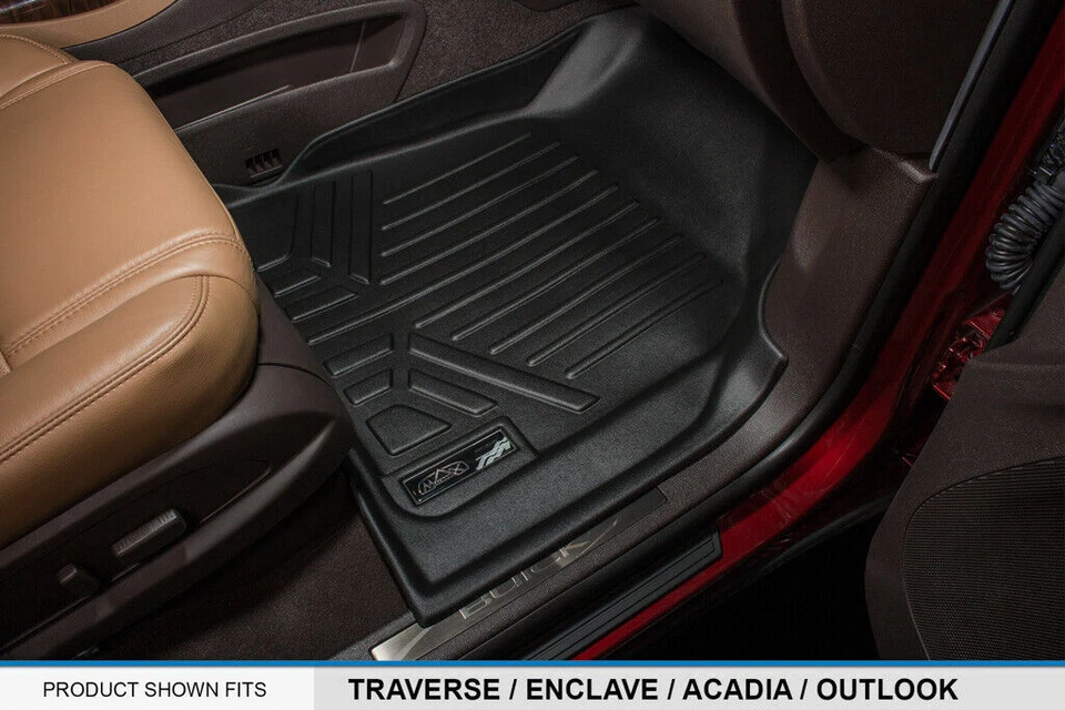 SMARTLINER Custom Fit Floor Mats 2009-2017 GMC Acadia | 2009-2010 Saturn Outlook - Image 3 of 4