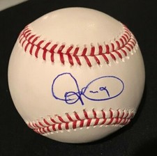 DOMONIC BROWN BLUE JAYS PHILLIES ROCKIES AUTOGRAPHED SIGNED OML BASEBALL MLB