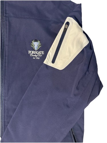 Page & Tuttle Forsgate Country Club Herren Jacke Mantel Navy Blau Größe M - Bild 2 von 9