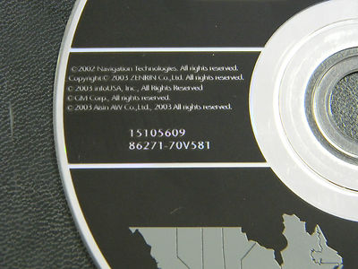 2004-2006 Cadillac Escalade Navigation DVD US Canada OEM