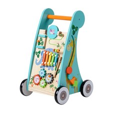 Preschool Educational Wooden Activity Centre Baby Walker PS-T0008 by Teamson