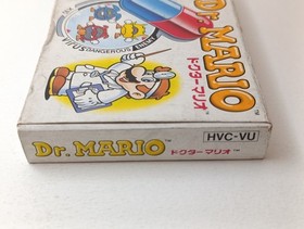 ✨ Dr. Mario Famicom 1990 Nintendo Boxed FC NES HVC-VU ✨