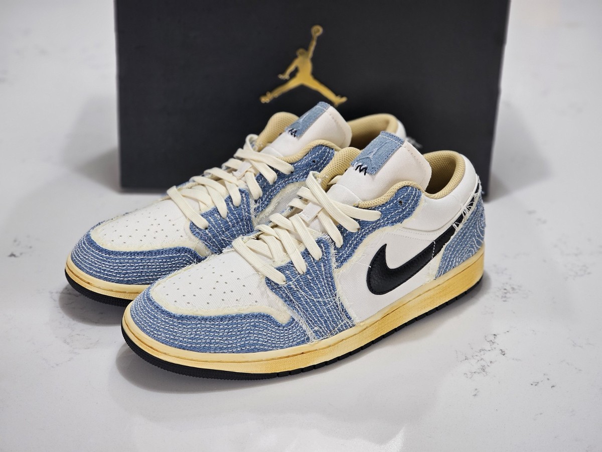 Sashiko Air Jordan Ones Colorful Air Jordan Low Multi Color