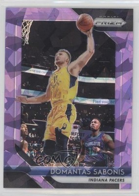 2018-19 Panini Prizm Purple Ice Prizm 23/149 Domantas Sabonis #174 hs9