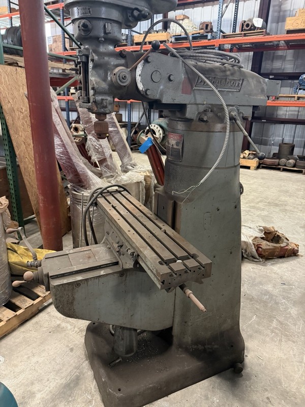 Bridgeport Vertical Milling Machine Manual Electric Metalworking Equipment