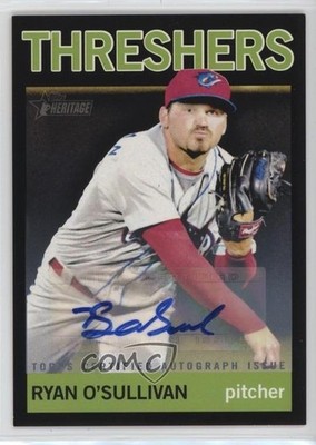 2013 Heritage Minor League Edition Real One Black 5/50 Ryan O'Sullivan Auto tw0