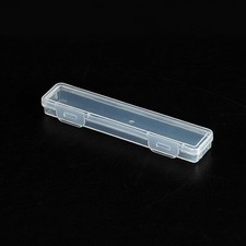 Transparent PP Long Rectangular Storage Box Organizer