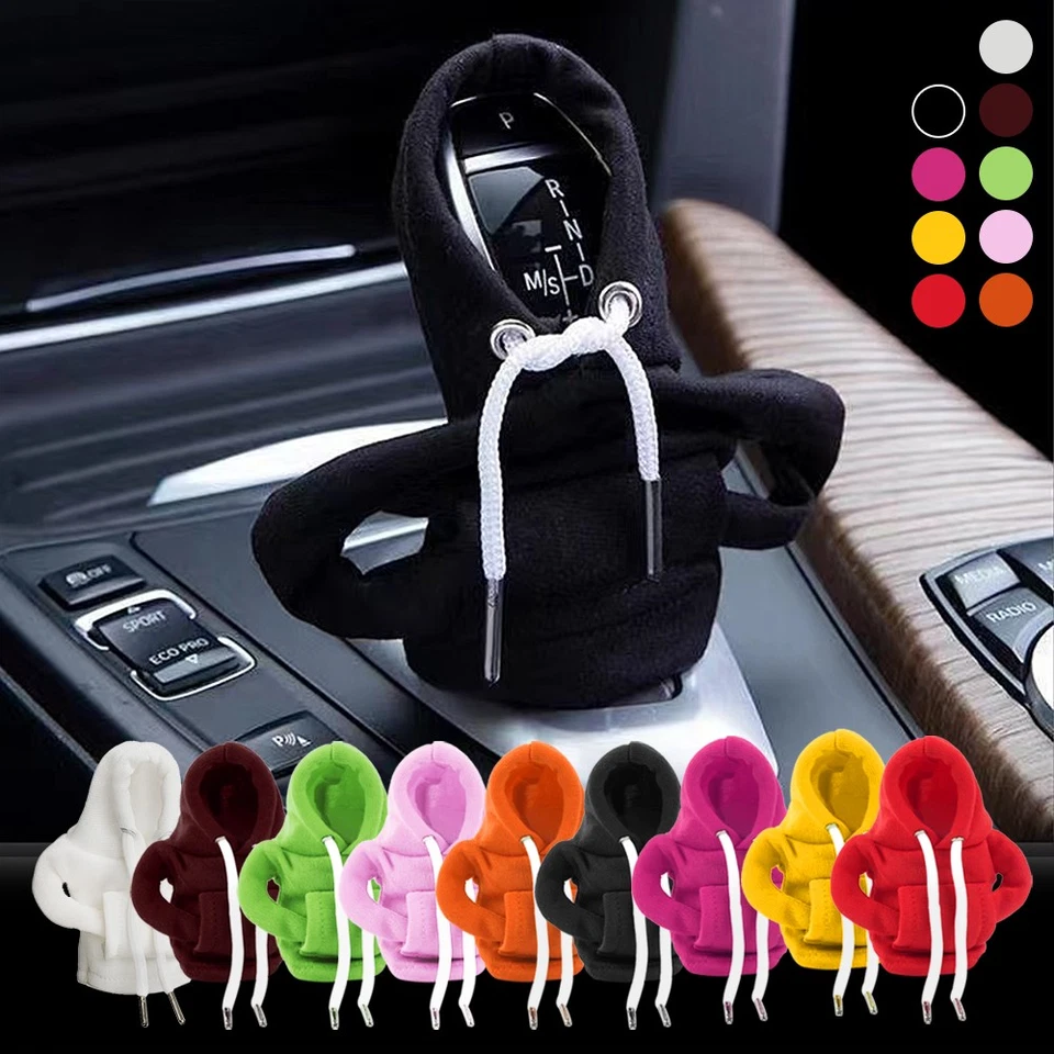 Cute Halloween Ghost Manual Gear Stick Shift Knob Mini Hoodie Shifter Knob Cover - Image 3 of 4