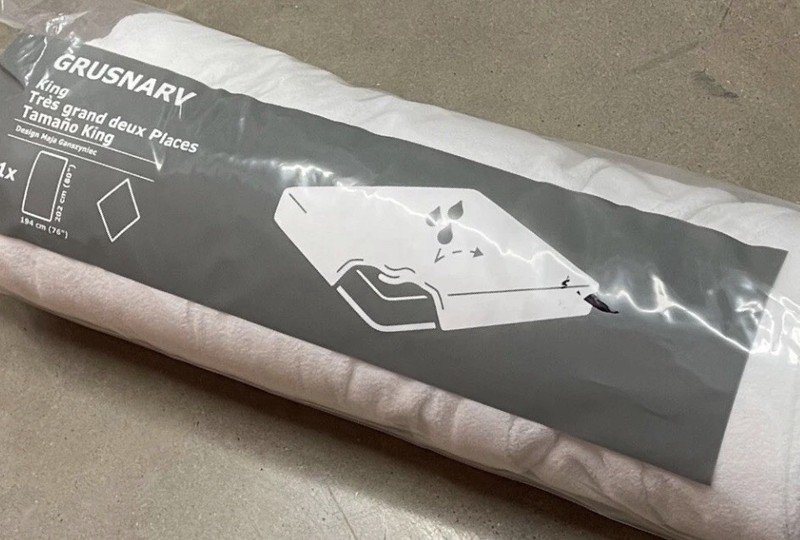 Brand New IKEA GRUSNARV King Waterproof Mattress Protector