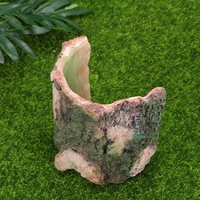 Tortoise Hide House Small Animal Lizard Accessories Aquatic Plants