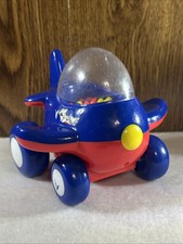 Unbranded Vintage Blue Airplane Mirror Rattle Baby