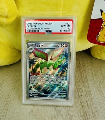 2025 POKEMON PFL EN FLYGON ILLUSTRATION RARE PSA 10 GEM MINT | eBay