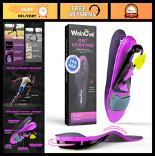 Comfortable Running Insoles for Men Women - Arch Support, Metatarsal Pad, Pain