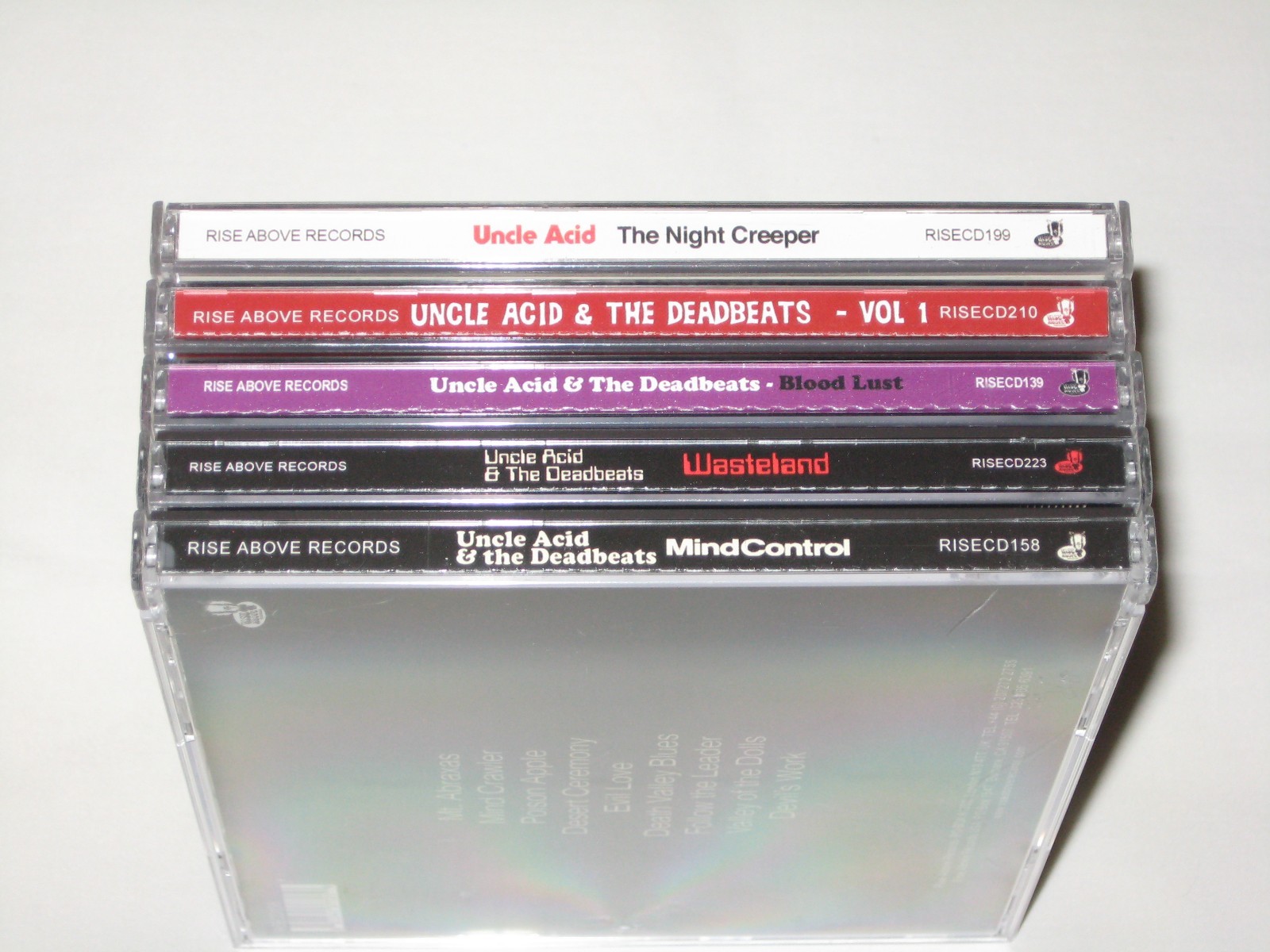 Uncle Acid & The Deadbeats 5 CD lot  Vol 1 Mind Control Blood Lust Wasteland