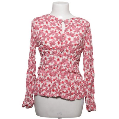 Per Una x Marks & Spencer, Bluse, Größe: 38, Pink/Weiß/Rot, Viskose, Blumen #6CT