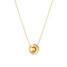 Women's Stainless Steel Necklace -18K Gold 18 Inch, Girl