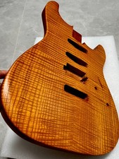 AAAAA NEW mahogany electric guitar body and satin flame maple thickened cover