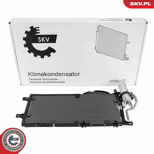 Esen SKV Kondensator Klimaanlage Klimakondensator Aluminium FüR Opel Corsa C-image