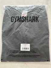 Size M Gymshark Onyx 5.0 Seamless Short Sleeve T-Shirt Black Lift Green IN HAND