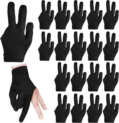 3 Fingers Pool Gloves 20Pcs Billiard Glove Universal Cue Sports Gloves Left Righ