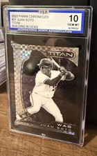 2022 Panini Chronicles - Titan Juan Soto #21 Building Blocks Prizm