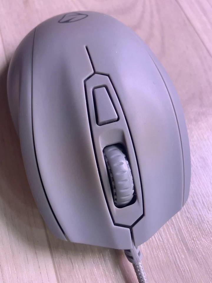 MIONIX CASTOR Shark Fin Gaming Mouse Grey Used Tested - Image 4 of 4