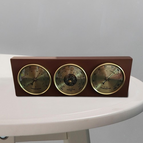 Weather Station Thermometer Hygrometer Barometer Hanging/tabletop Meter Air - Picture 3 of 6
