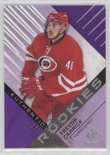 2016-17 SP Game Used Authentic Rookies Purple Trevor Carrick #198 ad6