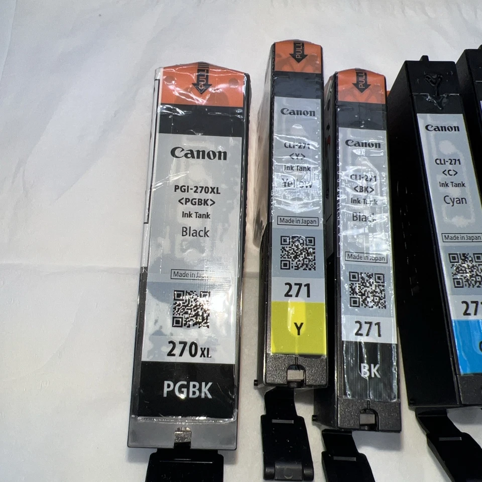 Cartucho de tinta original Canon 270XL negro 271 negro cian magenta amarillo paquete de 5 unidades - leer Foto 3 de 4