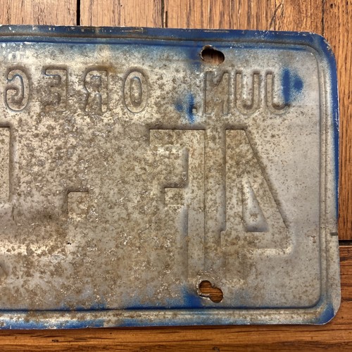 Vintage 1956 Oregon License Plate 4F - 509 - Picture 6 of 6