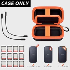 Dual SSD Case for SanDisk Extreme Portable SSD and Extreme PRO  Holds 2 Drives