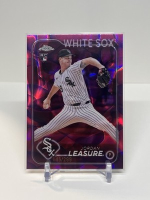 2024 Topps Chrome Update Series - Jordan Leasure #USC94 Magenta & Purple Lava...