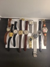 Vintage men watches lot 10 , Collector Watches All Tested Working