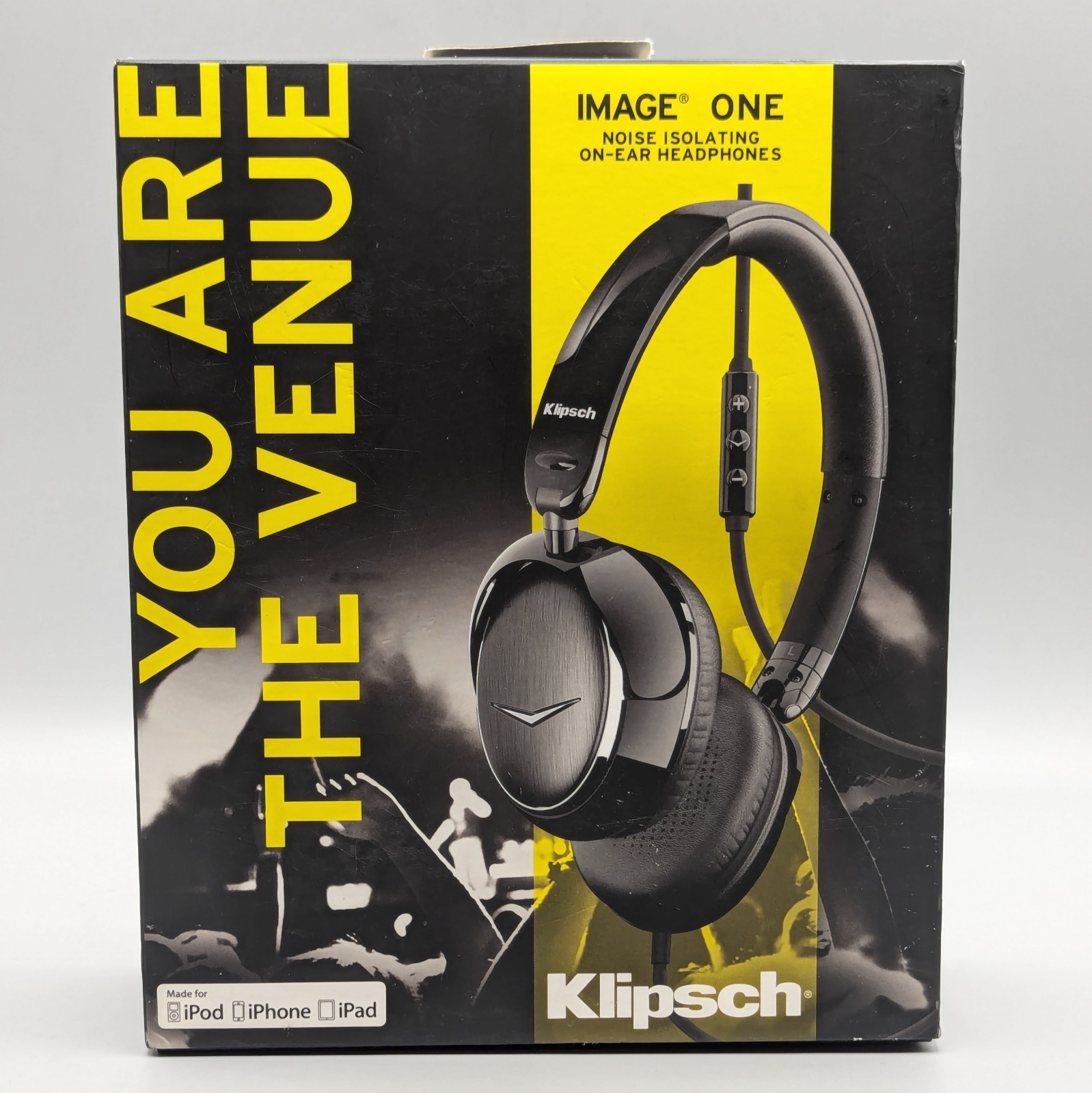 Klipsch Image One Noise Isolating On-Ear Wired Headphones w/