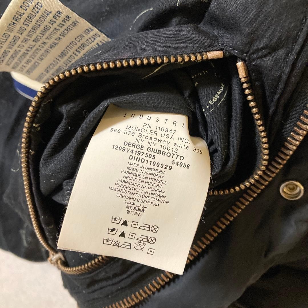 Moncler V Visvim Collaboration Down Jacket Black … - image 6