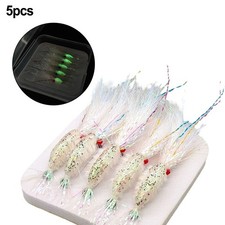 Bewährtes 5 Stück Salzwasser Garnelen Fliegenfischen Haken Set für Barsch und