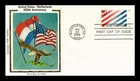 US COVER USA-NETHERLANDS RELATIONS 200TH ANNIVERSARY FDC COLORANO SILK CACHET