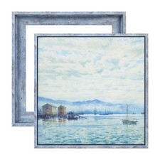 8x8 Canvas Floater Frame, 2 Pack with 0.9' Deep for Coastal Beach Wall Art Pr...