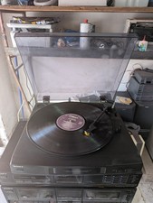 Sony PS-LX52 Giradischi Stereo Nero Originale Testato Funzionante Vintage