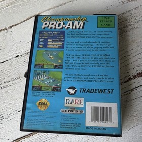 Championship Pro-Am (Sega Genesis, Tradewest, 1992) , Original Case