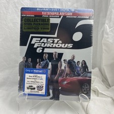 Fast Furious 6 Blu-ray/DVD, Steelbook, Brand New
