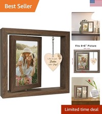 Heartfelt Dual 4x6 Picture Frame for Mom - Perfect Birthday  Holiday Gift