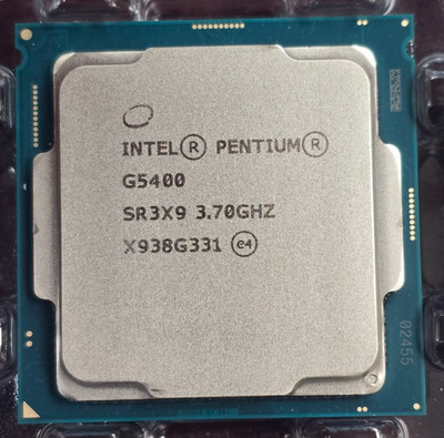 (1) Intel Pentium G5400 SR3X9 3.7GHz 4MB 54W LGA1151 Dual-Core Cpu, Tested