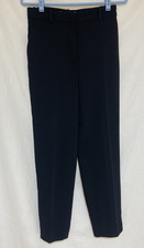 Emilio Pucci Women's Black High Rise Dress Ankle Pants Trousers Size 4 Italy
