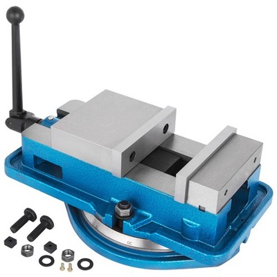 Uimoso 6'' Milling Machine Vise with Swivel Base and Bench Clamp