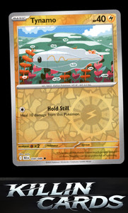 Reverse Holofoil Tynamo 030/086 Pokemon Common SV: Black Bolt Card NM