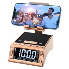 Foldable Cellphone Stand with Bluetooth Speaker Charging Station Birthday Gif...