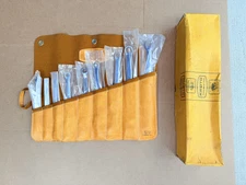 PROTO 500 9pcs Metric Double Box End Wrench Set and Leather Pouch 6 mm - 24 mm