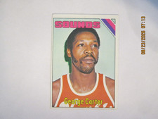 GEORGE CARTER SOUNDS 1975-76 TOPPS BASKETBALL CARD #230